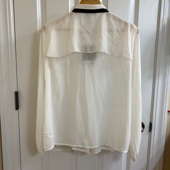 Jason Wu for Target cream chiffon sheer blouse - Picture 3 of 3